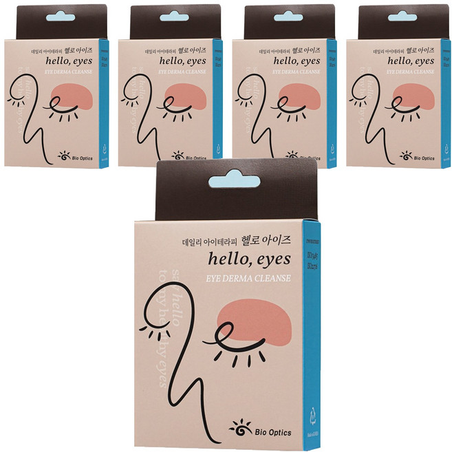 hello eyes 便攜式iDerma清潔卸除液, 5個, 3.4毫升