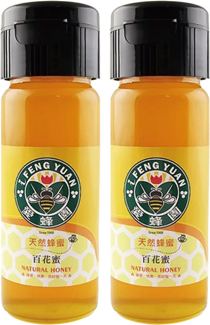 愛蜂園 金黃百花蜂蜜禮盒, 430g, 2個