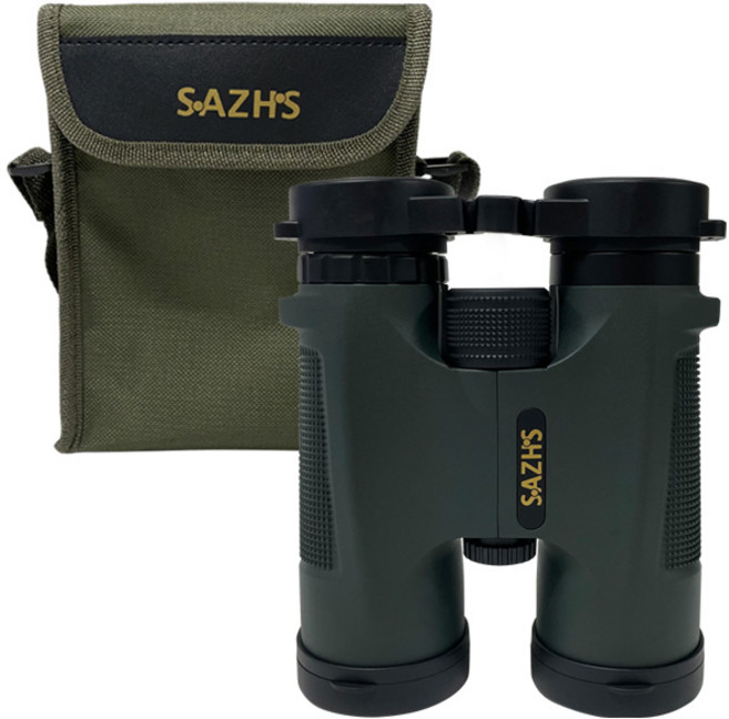 sazhs 望遠鏡 10X42 卡其色 + 袋型收納包, 42mm