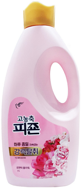 碧珍 強效除臭高濃縮衣物柔軟精 粉紅玫瑰, 2L, 1瓶