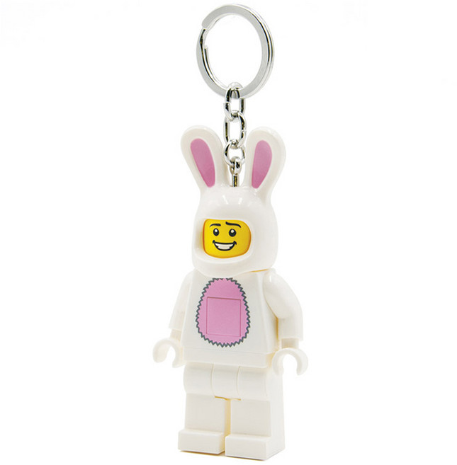 LEGO 樂高 經典系列白色兔子鑰匙圈燈 KE73H, 混色