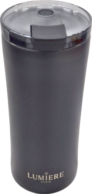 LUMIERE PARIS Lavish 陶瓷塗層 防漏防摔 隨行保溫杯 475ml 鑽石黑 1個