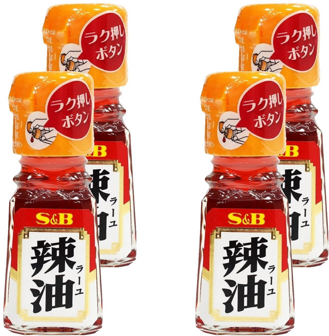 S&B 愛思必 辣油, 31g, 4瓶