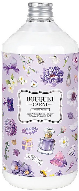 Bouquet Garni 璞珈妮衣物香氛柔軟精 白麝香, 1L, 1瓶