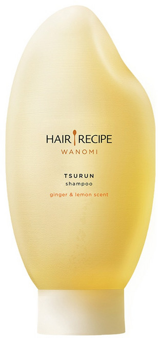 HAIR RECIPE 髮的食譜 米糠溫養修護洗髮露 生薑檸檬香氛, 350ml, 1瓶