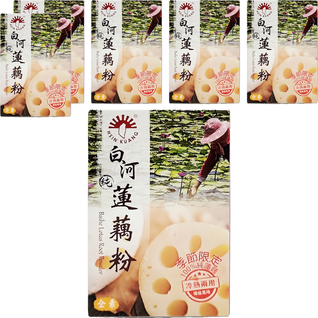 新光洋菜 白河蓮藕粉, 20g, 6盒