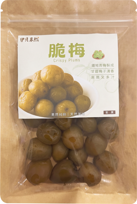 EBE PURE 伊貝果然 脆梅, 1個, 300g