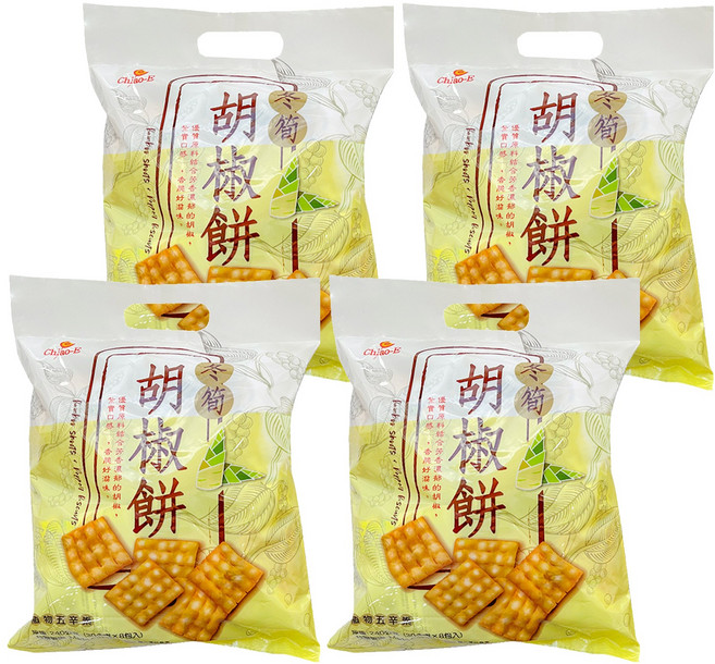 Chiao-E 巧益 冬筍胡椒餅, 240g, 4袋