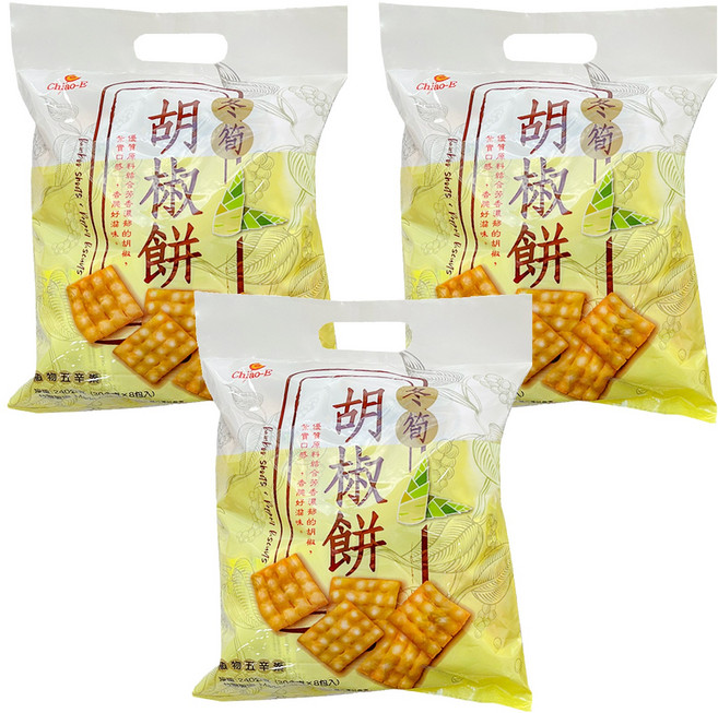 Chiao-E 巧益 冬筍胡椒餅, 240g, 3袋