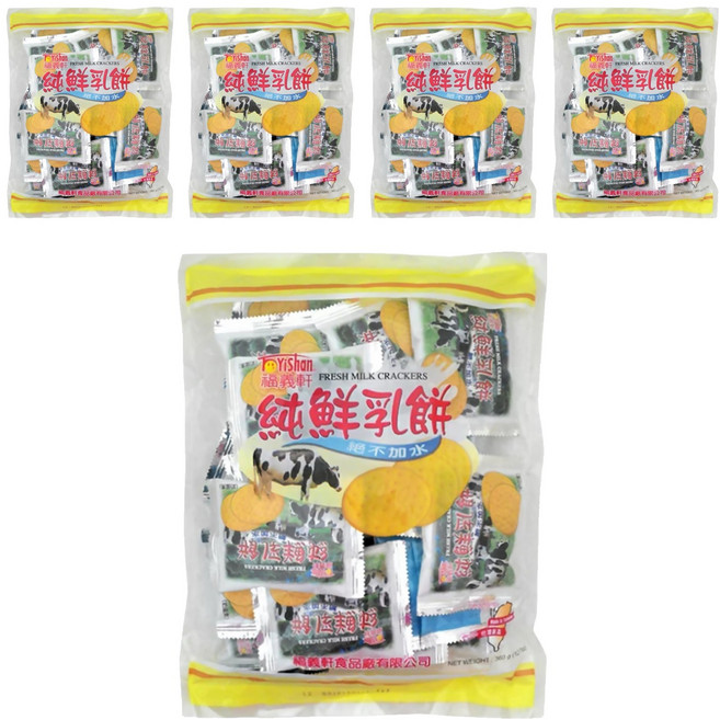 福義軒 純鮮乳餅, 320g, 5袋