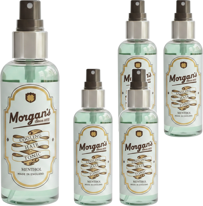 Morgan's Pomade 摩根氏 頭皮調理水 涼感, 100ml, 5瓶