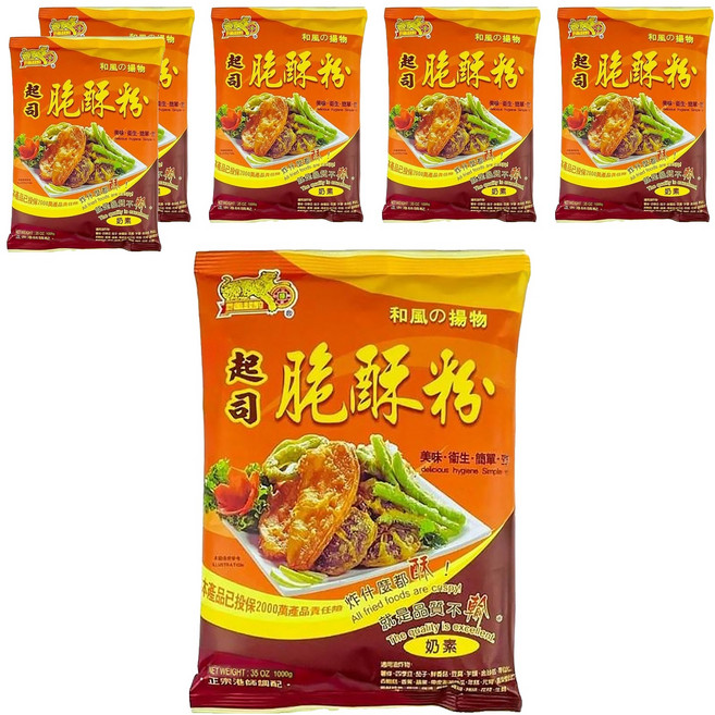 金錢豹 起司脆酥粉, 6包, 1kg
