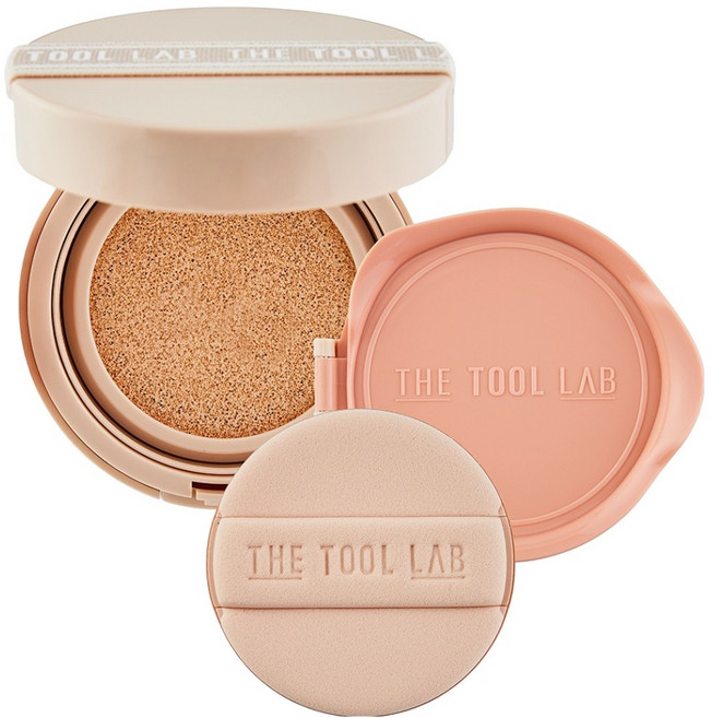 THE TOOL LAB Stamp Skin Fit 氣墊光澤粉餅 11g + 補充蕊 11g 套組