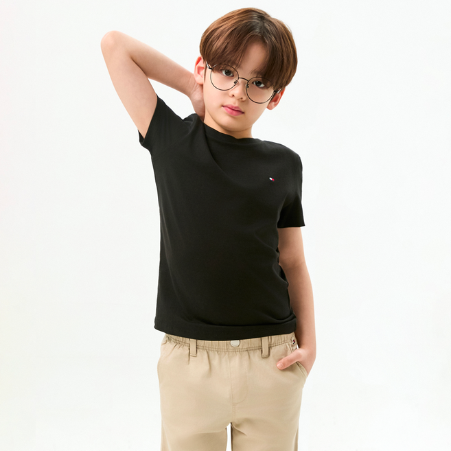 Tommy Hilfiger 兒童基本款短袖T恤