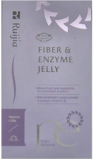 Ruijia 露奇亞 蔬果酵素順暢果凍 10包, 200g, 1盒