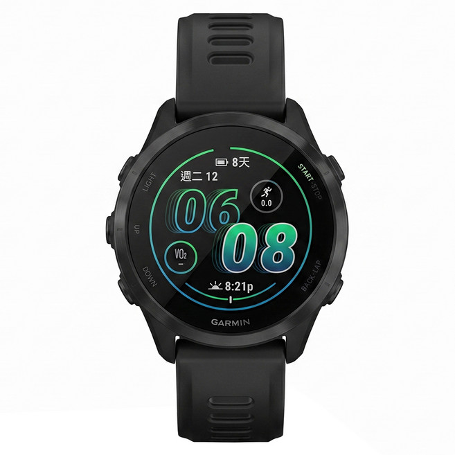 GARMIN Forerunner 570 GPS智慧心率進階跑錶, 獵影黑, 1.2吋, GPS + 藍牙