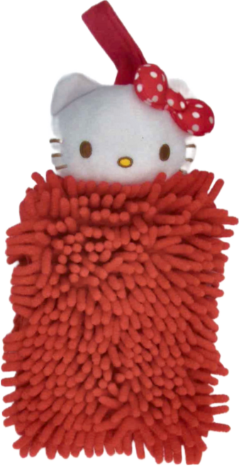 Hello Kitty 凱蒂貓 擦手巾 TG19-SAN026 35.5 x 13cm 110g, 紅色, 1條