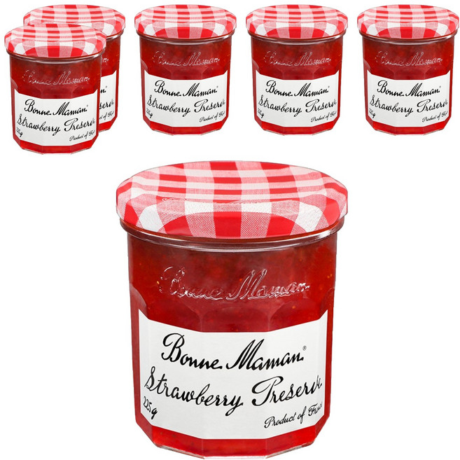Bonne Maman 草莓果醬, 225g, 6罐