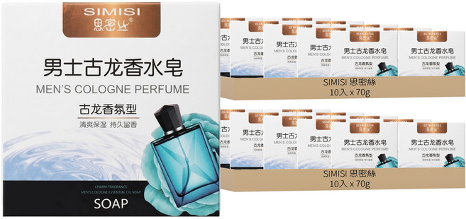 SIMISI 思密絲 古龍香皂 S018 大, 70g, 20入