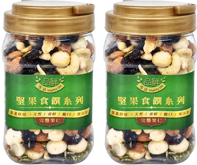 品鮮生活 綜合堅果 夏豆寶, 450g, 2罐