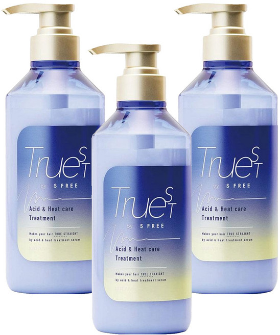 TrueST 微縮毛矯正煥髮潤髮乳, 480ml, 3瓶