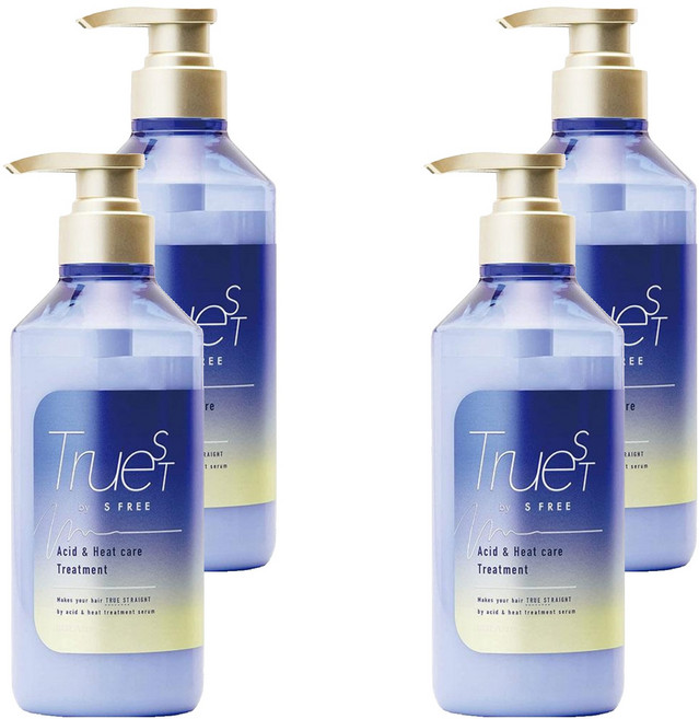 TrueST 微縮毛矯正煥髮潤髮乳, 480ml, 4瓶