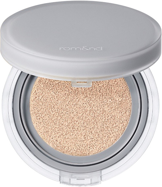 rom&nd 台灣公司貨 柔焦氣墊 SPF24 PA++ 15g, 03 天然21, 1個