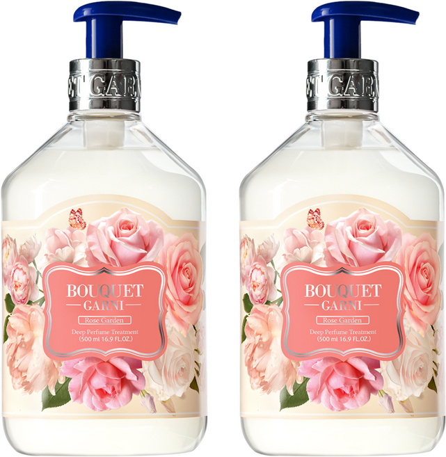 BOUQUET GARNI 經典香水護髮素 玫瑰花園, 2個, 500ml