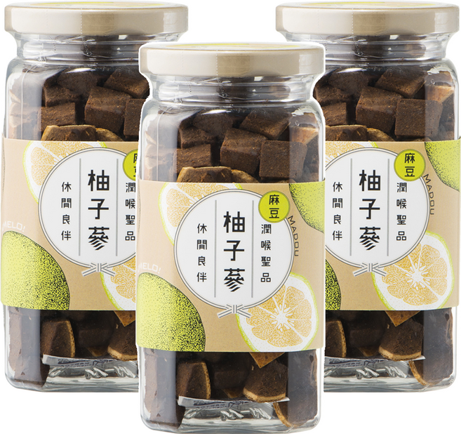 麻豆區農會 柚子蔘, 220g, 3罐