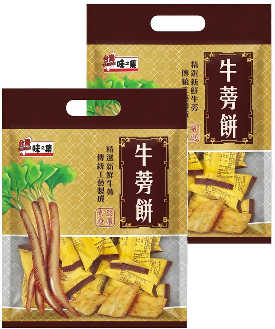 味之集 牛蒡餅, 210g, 2袋