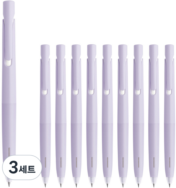 ZEBRA 斑馬牌 bLen Zebra 原子筆 0.5mm 10支裝, 紫色(筆身) + 黑色(墨水), 3套