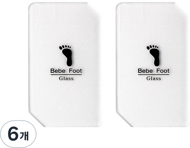 Bebe Foot Glass 一般角質用去除器, 6個