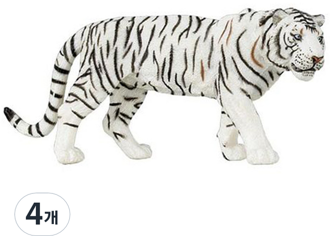 papo FRANCE 白虎動物公仔, 4個