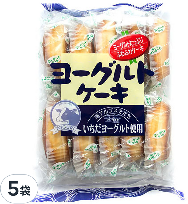 Shiawasedou 幸堂 優格蛋糕, 185g, 5袋