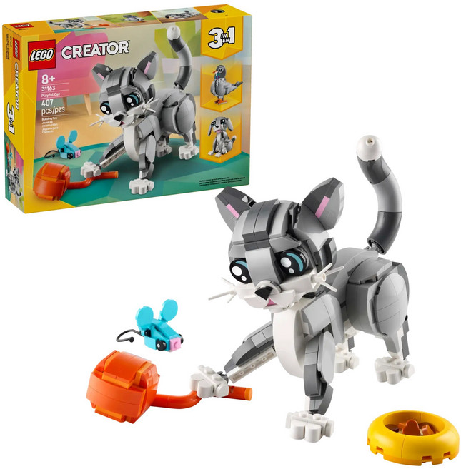 LEGO 31163 Creator 頑皮貓咪, 混和顏色, 1盒