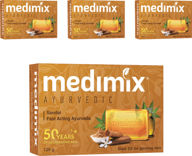 medimix 印度綠寶石美肌皂 檀香, 4個