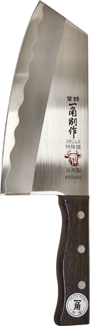 Ikkaku 一角 中華菜刀 尖型 250g, 銀色 + 黑色, 1支