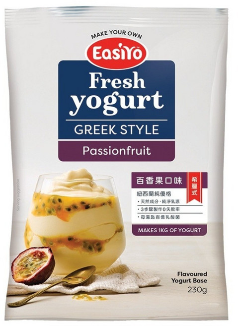 EasiYo 希臘優格粉 百香果口味, 230g, 1入, 1包
