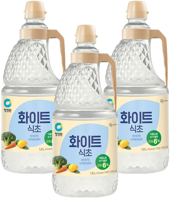 清淨園 白醋, 1.8L, 3個