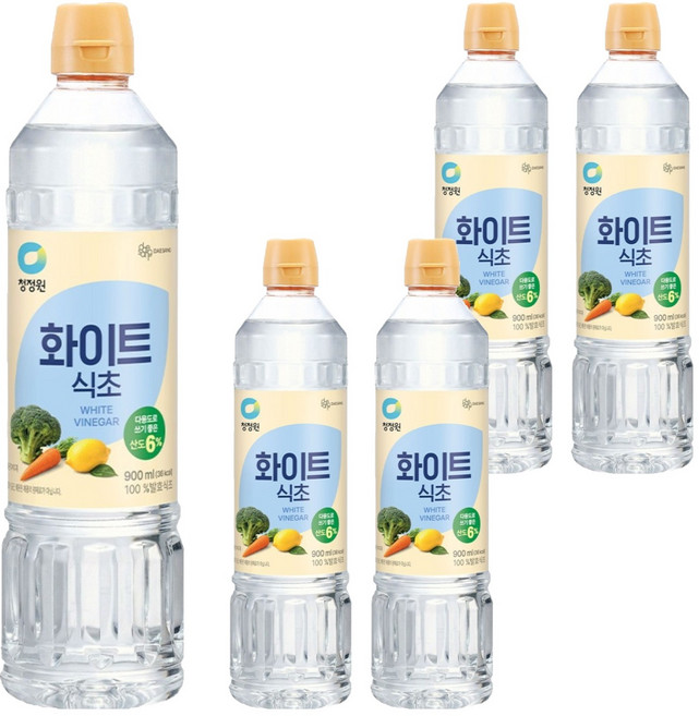 清淨園 白醋, 900ml, 5個