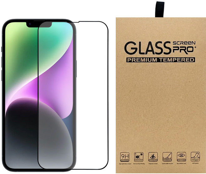台灣 AIDA iPhone 抗藍光 保護貼 iPhone 14 Plus 9H 防指紋 隱私保護 安裝清潔包 1個