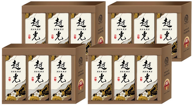 RICE HOUSE 米屋 紅運高照手提禮盒 越光米300g*3, 4盒