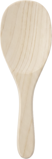 KISOU LIFE 木創 日本製 無塗裝檜木飯匙 19cm 1支 木色