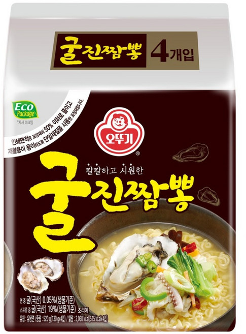 OTOKI 不倒翁 真牡蠣風味拉麵, 4包