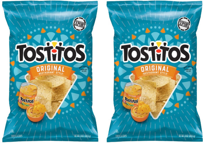 TOSTITOS 白玉米脆片, 283.5g, 2包