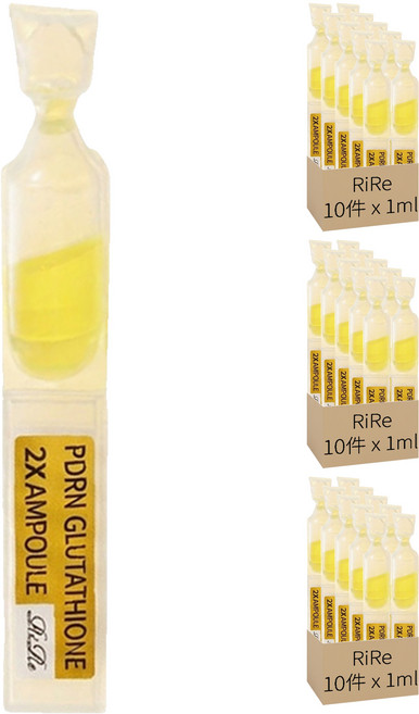 RiRe 台灣公司貨 PDRN + 穀胱甘肽 安瓶精華液, 30件, 1ml