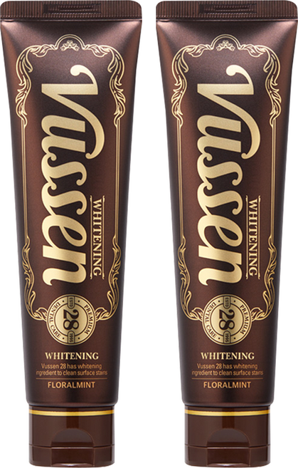Vussen 台灣公司貨 28 Advanced Teeth Whitening Paste 28進階版美白牙膏, 80g, 2條