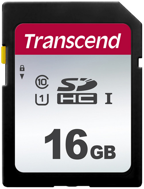 Transcend 創見 SD記憶卡 TS16GSDC300S, 16GB, 1個