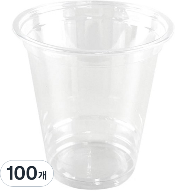 TOGO PACK PET冰杯, 210ml, 100個, 1入