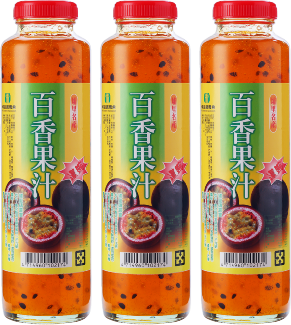 埔里鎮農會 百香果汁, 800g, 3瓶